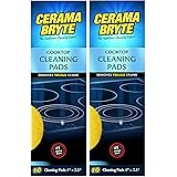 (2 Pack) Cerama Bryte Ceramic Cooktop Cleaning Pads, Total 20 Pads