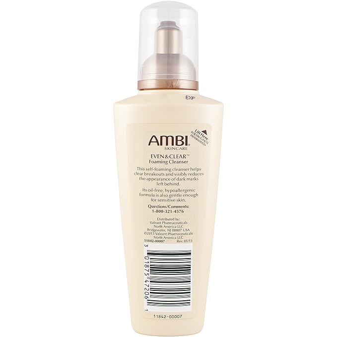 ambi foaming face wash