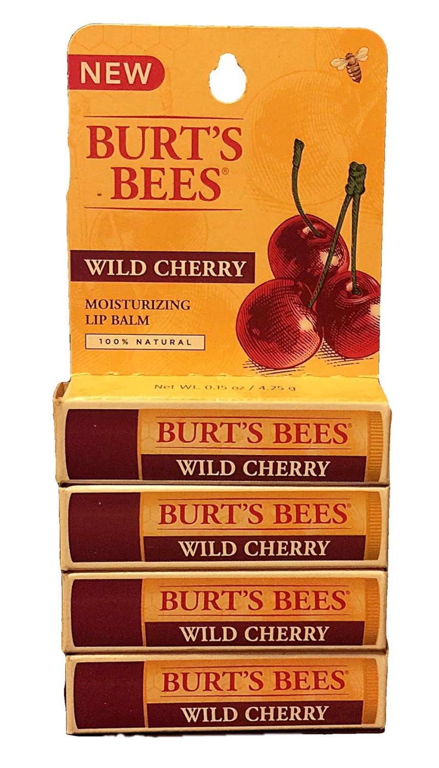 Burt's Bees Moisturizing Lip Balm, Wild Cherry 0.15 oz