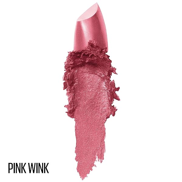 MAYBELLINE COLOR SENSATIONAL LIPSTICK, LIP MAKEUP, CREAM FINISH, HYDRATING LIPSTICK, PINK WINK, CORAL PINK ,1 COUNT