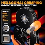SOMELINE Crimping Tools Set 24 Ferrules Hexagon Pliers 0.25-6 mm² AWG 24-10 view 5