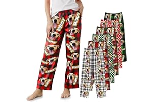 Easycosy Custom Pajama Pants with Photo Personalized Funny Face Pj Set Christmas Novelty Gag Gift for Men Women Family Couple