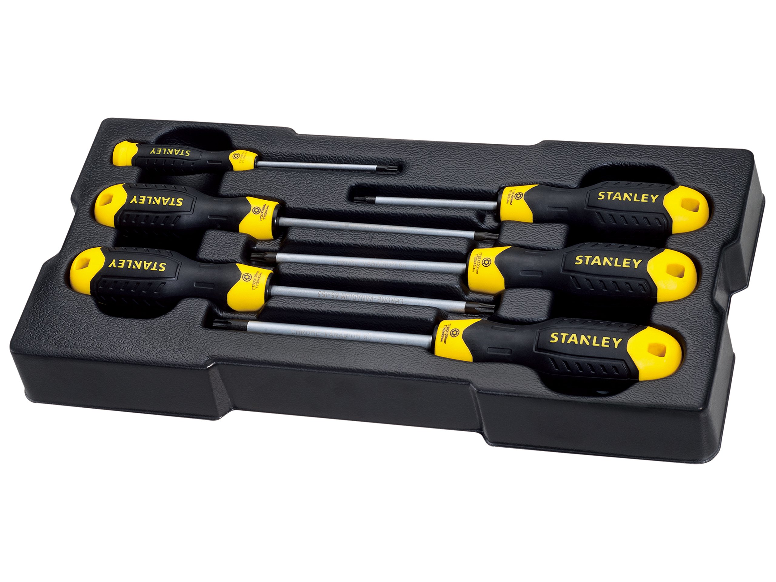 Stanley Tools STA174182 174182 Torx Screwdriver Module - Yellow (6-Piece)