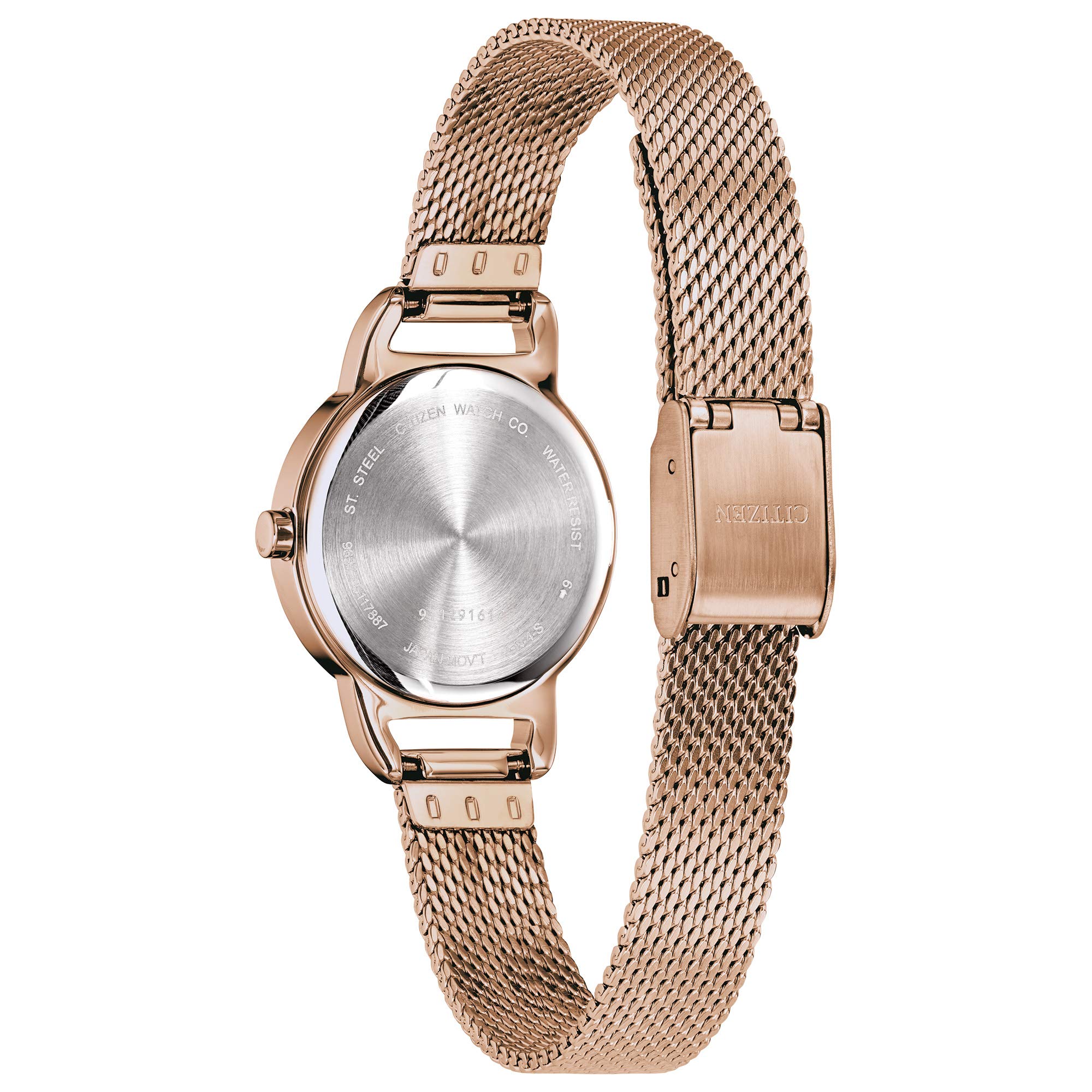 Citizen Quartz Womens Watch, Stainless Steel, Classic, Rose Gold-Tone (Model: EZ7003-51X)