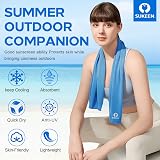 Sukeen Cooling Towel 40x12 Ice Towel Microfiber Responsive Bandana view 3