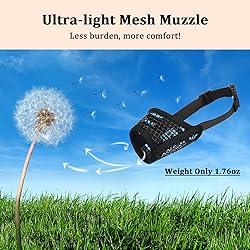 Mayerzon Dog Muzzle, Soft Mesh Muzzles for Small