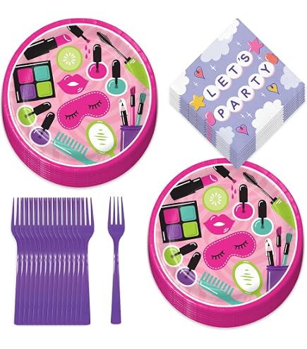 Tagltd Munching Bunny Appetizer Plates - Multicolor Ceramic Dining Plates For Easter - Dishwasher Safe - 8\" Diameter