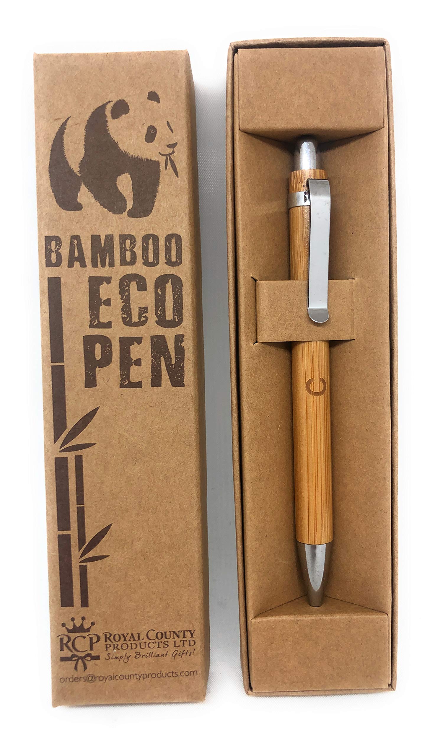 Royal County Personalised Bamboo Pens - Eco Friendly - C