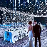 Ollny Christmas Tree Lights Outdoor 200 LED 20m Mains Powered IP44 Cool White view 7