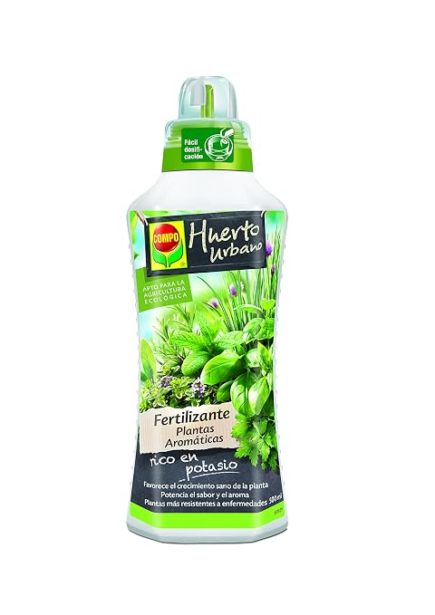 Compo 2224602011 Fertilizante Plantas Aromáticas 500 ml, 23x7x6.3 ...
