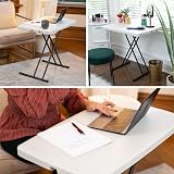 LIFETIME 30-Inch Adjustable Height Personal Table Almond view 7