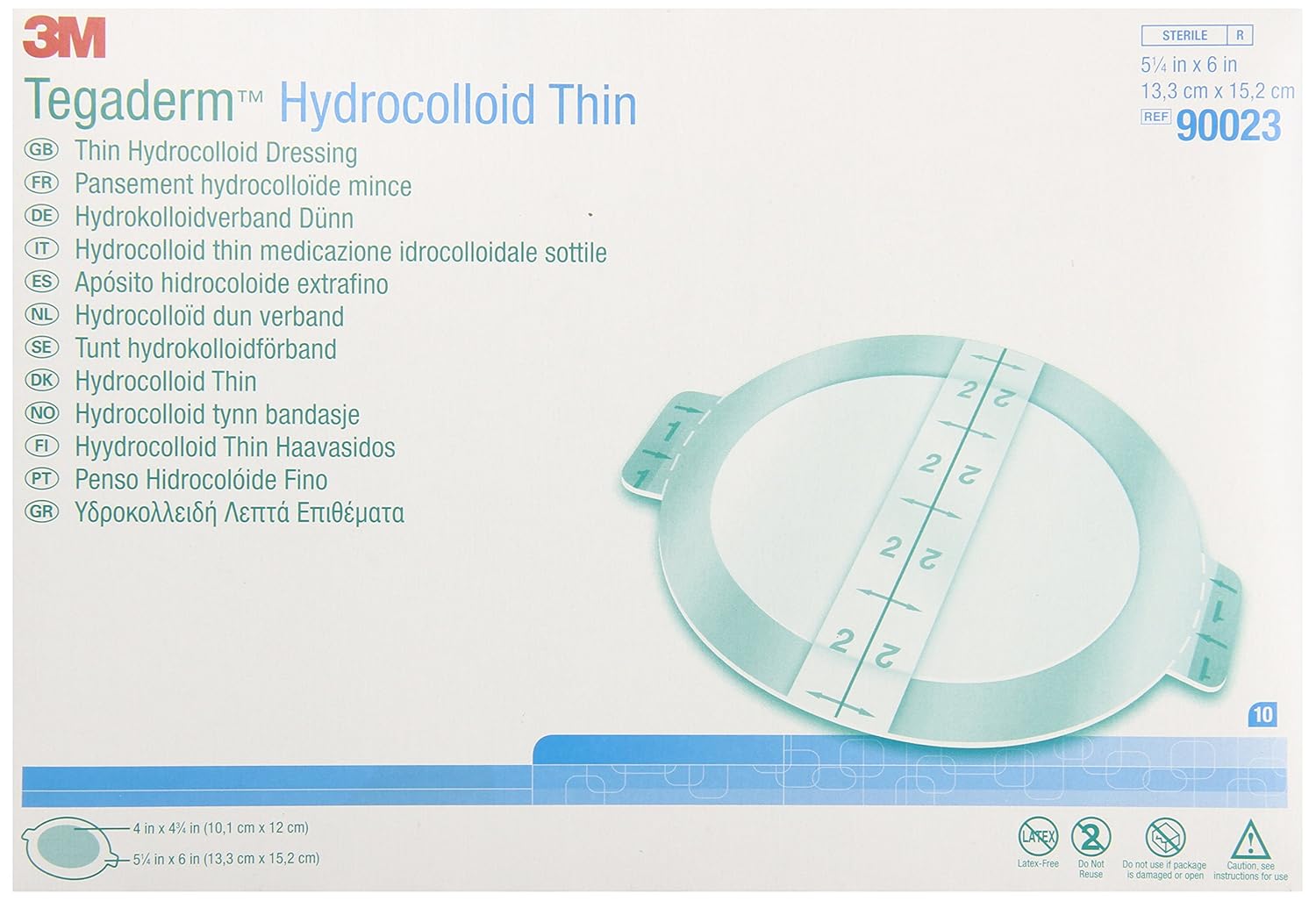 3M Tegaderm Hydrocolloid Thin Dressing 90023 (Pack of 60) Amazon.co.uk