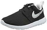 NIKE Boy's Roshe One Sneaker (PS), Black/Metallic