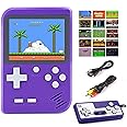 Diswoe 500 in 1 Handheld Game Console, Retro Mini Game Machine, Support Play on TV and Two players, 800mAh Rechargeable Batte