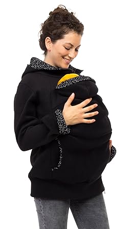 Viva la Mama Kängurujacke, Tragejacke für Baby aus Fleece - AHOI