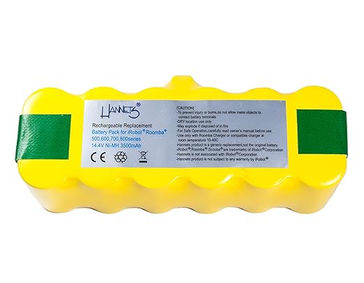 Hannets - Batería APS para robots aspiradores Roomba (3500 mAh, 14,4 V): Amazon.es: Hogar