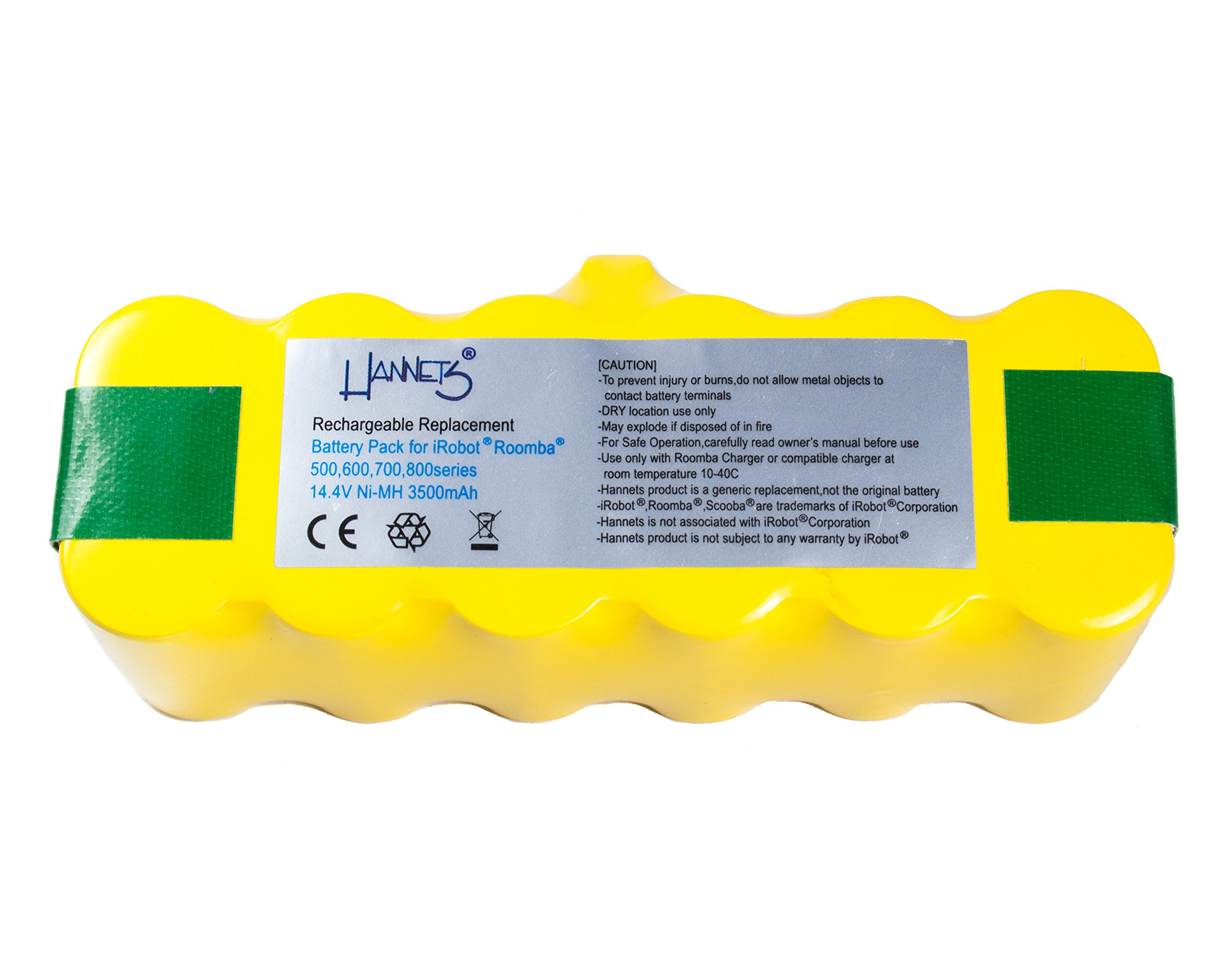 Battery suitable for all iRobot Roomba, 3500 mAh.
