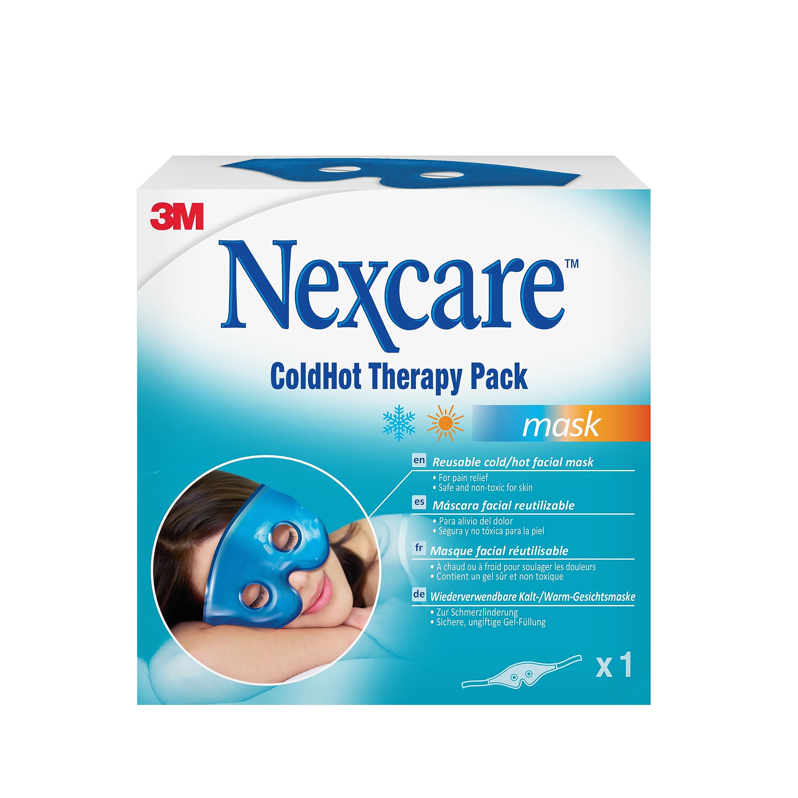 Nexcare ColdHot Therapy Pack Mask, 1/Pack