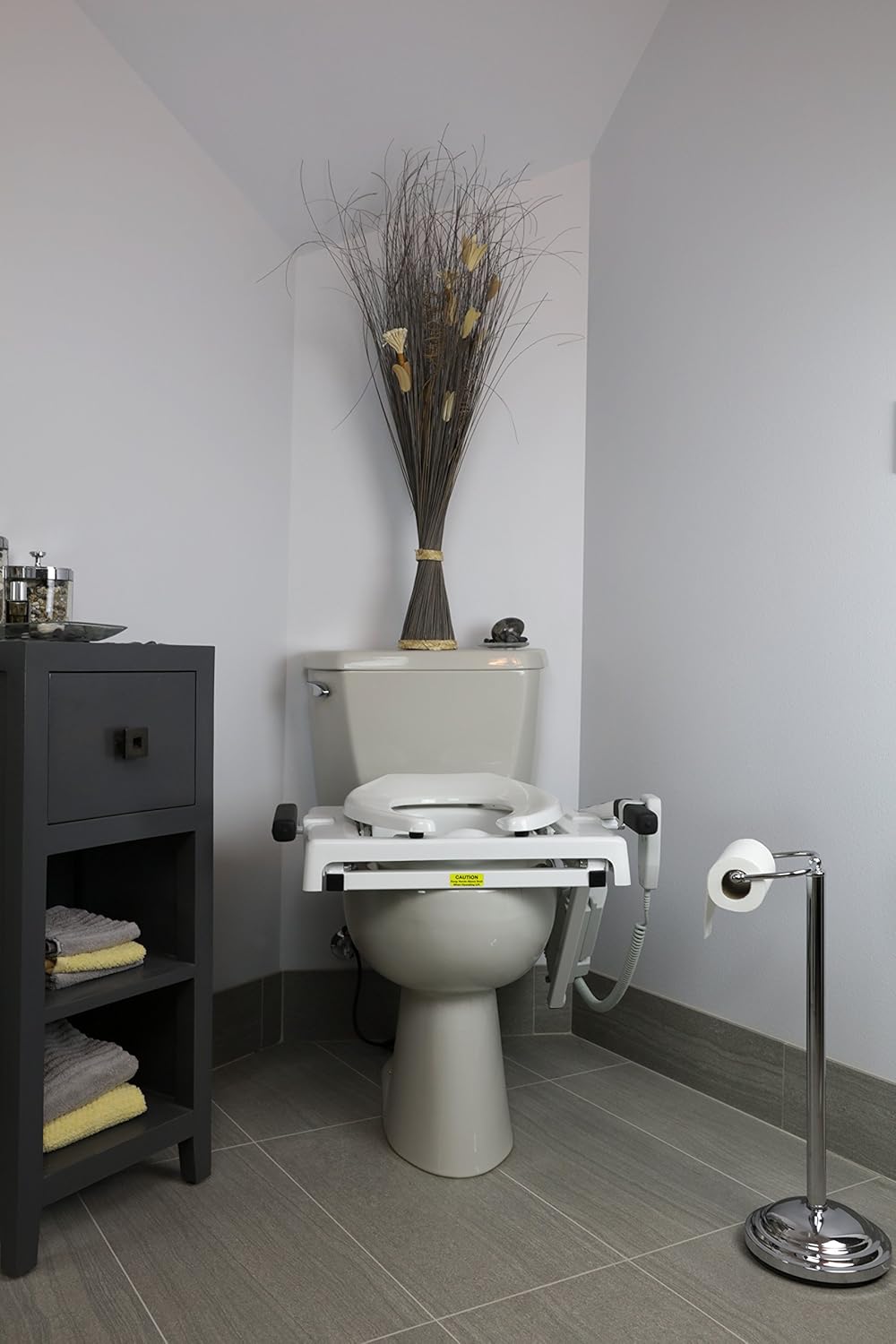 EZ-ACCESS TILT Toilet Incline Lift, Single Motor, Elongated Seat: Health & Personal Care