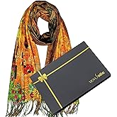 Van Gogh Scarves Art Scarf for Women Best Gift Reversible Soft Shawl Wrap Pashmina in Gift Box