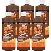 Rust-Oleum Whink Rust Stain Remover | Heavy-Duty Iron Stain Remover For White Toilets &amp; Sinks, Colorfast Fabric &amp; Carpets | 32 oz | 6 Pack