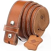 HJones Western Belts for Men without Buckle,Cowboy Belt Buckles for Men,1.5" Wide Genuine Leather Belt No Buckle