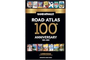 Rand McNally 2024 Large Scale Road Atlas - 100th Anniversary Collector's Edition (The Rand McNally Large Scale Road Atlas)