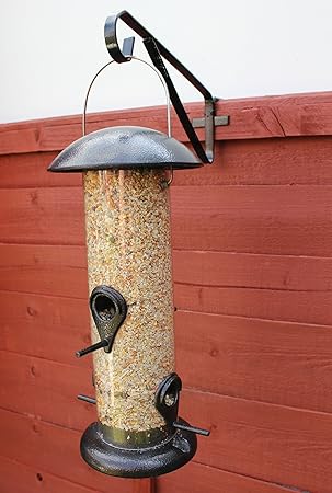 2 X Fence Panel Bracket Metal Holder For Hanging Baskets Bird