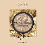 Technic Get Gorgeous Highlighting Powder 24CT Gold Shimmer Face Highlighter view 4