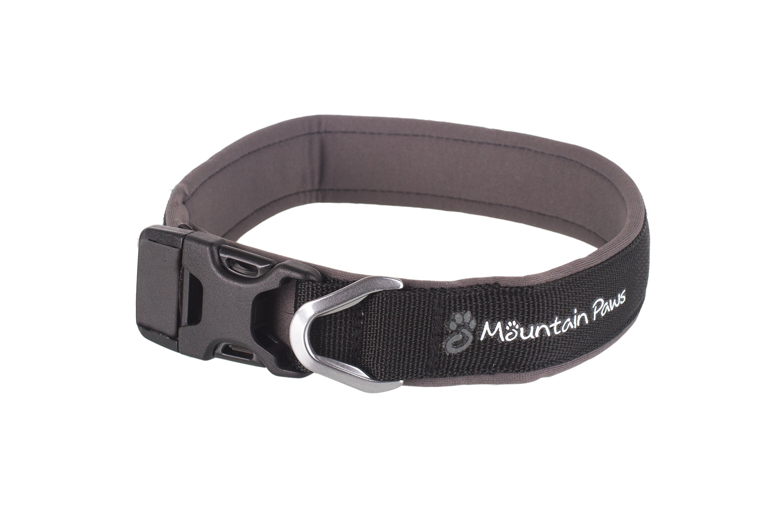 Mountain Paws Dog Collar, Small - Black, S