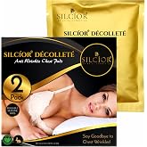 SILC&Iacute;OR - Anti-Wrinkle Silicone Chest Pads (2 Pack) | Reusable Decollete Chest Patches for Wrinkles Smoothing, Anti-Aging Skin Firming Overnight Patches Sleeping Pads