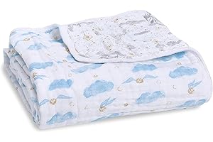 aden + anais Boutique Dream Blanket, Boutique Muslin Baby Blankets for Girls & Boys, Ideal Newborn Nursery & Crib Blanket, Unisex Toddler & Infant Bedding, Shower & Registry Gift, Harry Potter