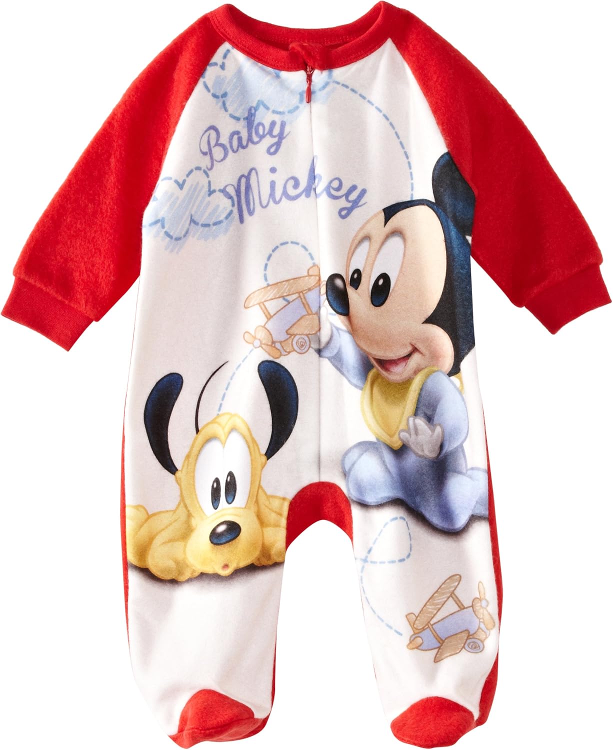 Disney Mickey Mouse Baby Boy s Onesie Pyjamas Red White 3 Months disney-mickey-mouse-baby-boy-s-onesie-pyjamas-red-white-3-months