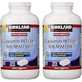 Kirkland Signature Glucosamine HCI (Pack of 2) Extra Strength with MSM (375 Count X 2)