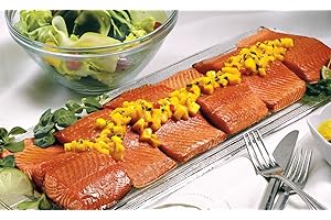 SEABEAR Wild Alaskan Coho Salmon: 6 Oz Dinner Fillets (Six 6 oz dinner fillets)