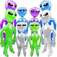8 Pack Inflatable Alien 67 Inch 35 Inch Giant Large Blow Up