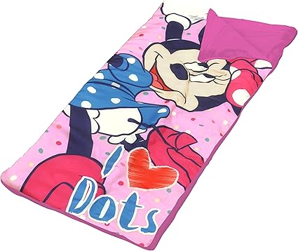 Amazon Com Disney Minnie Mouse Pillow Pal Slumber Set Toys Games
