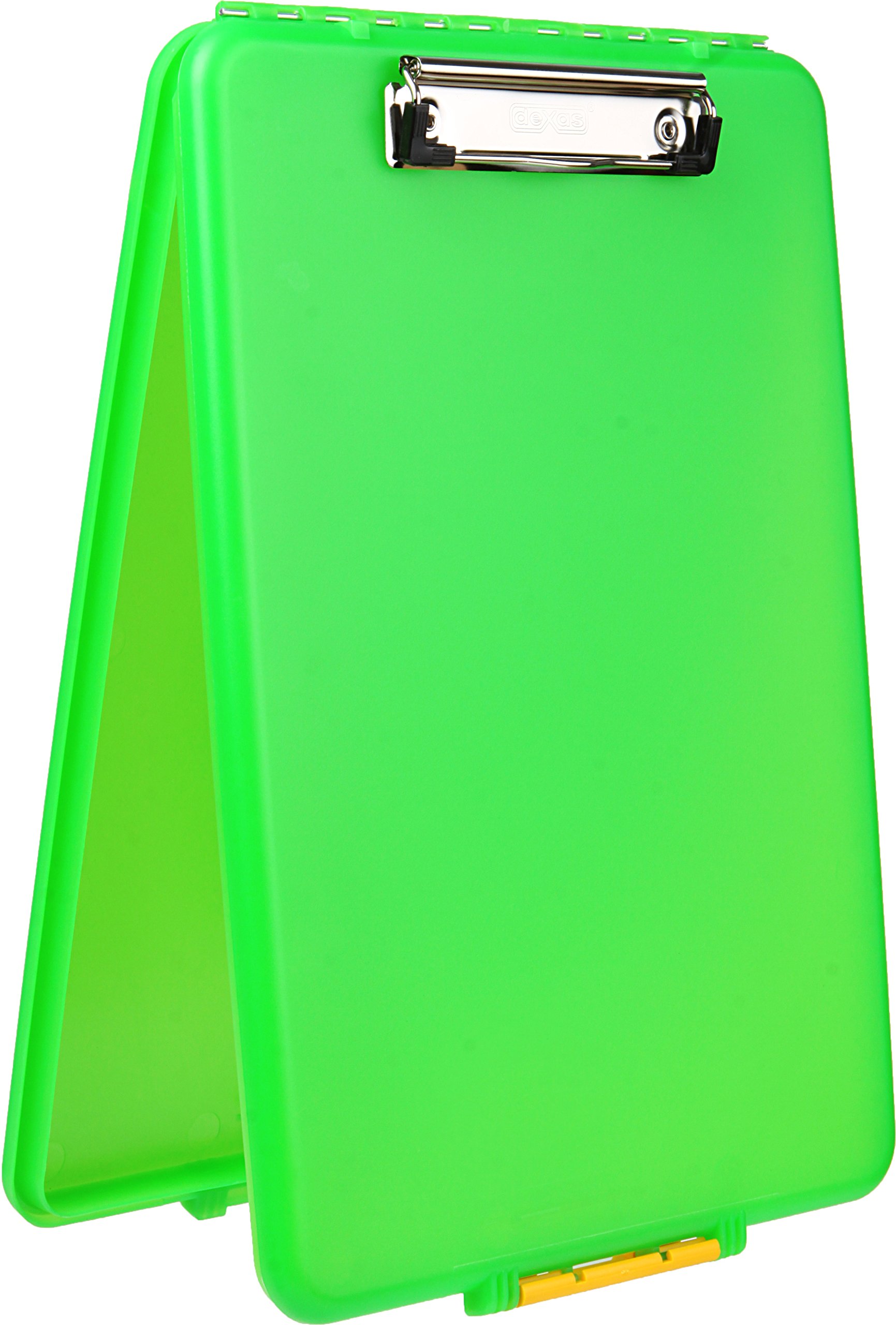 Dexas Slimcase Storage Clipboard, Lime Green 13.5" x 9.5" — image 1