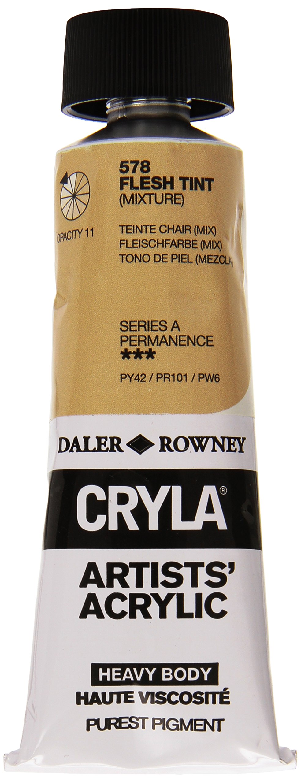 Daler-Rowney Cryla Acrylic 75 ml Peach Pink, Professional Artists