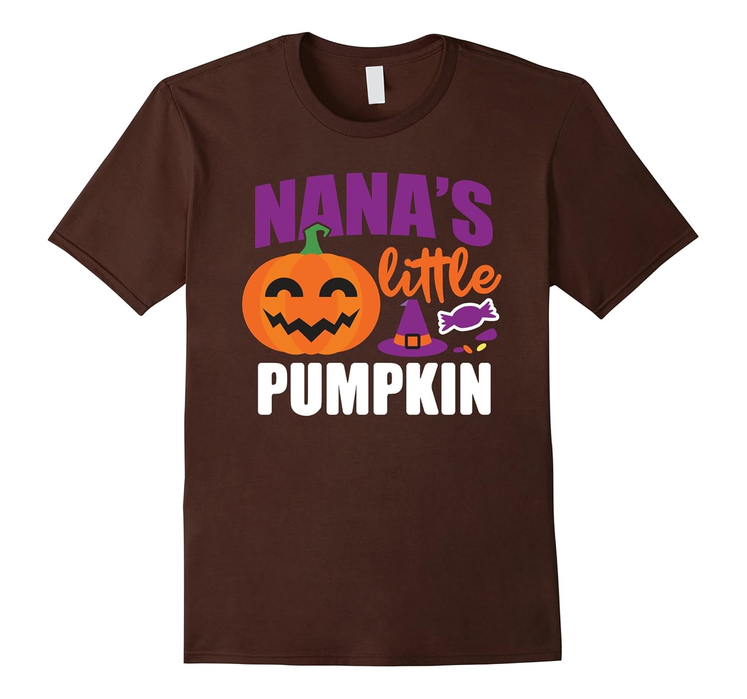 Nana's Little Pumpkin Halloween Cute Kids Pumpkin Shirt-ANZ