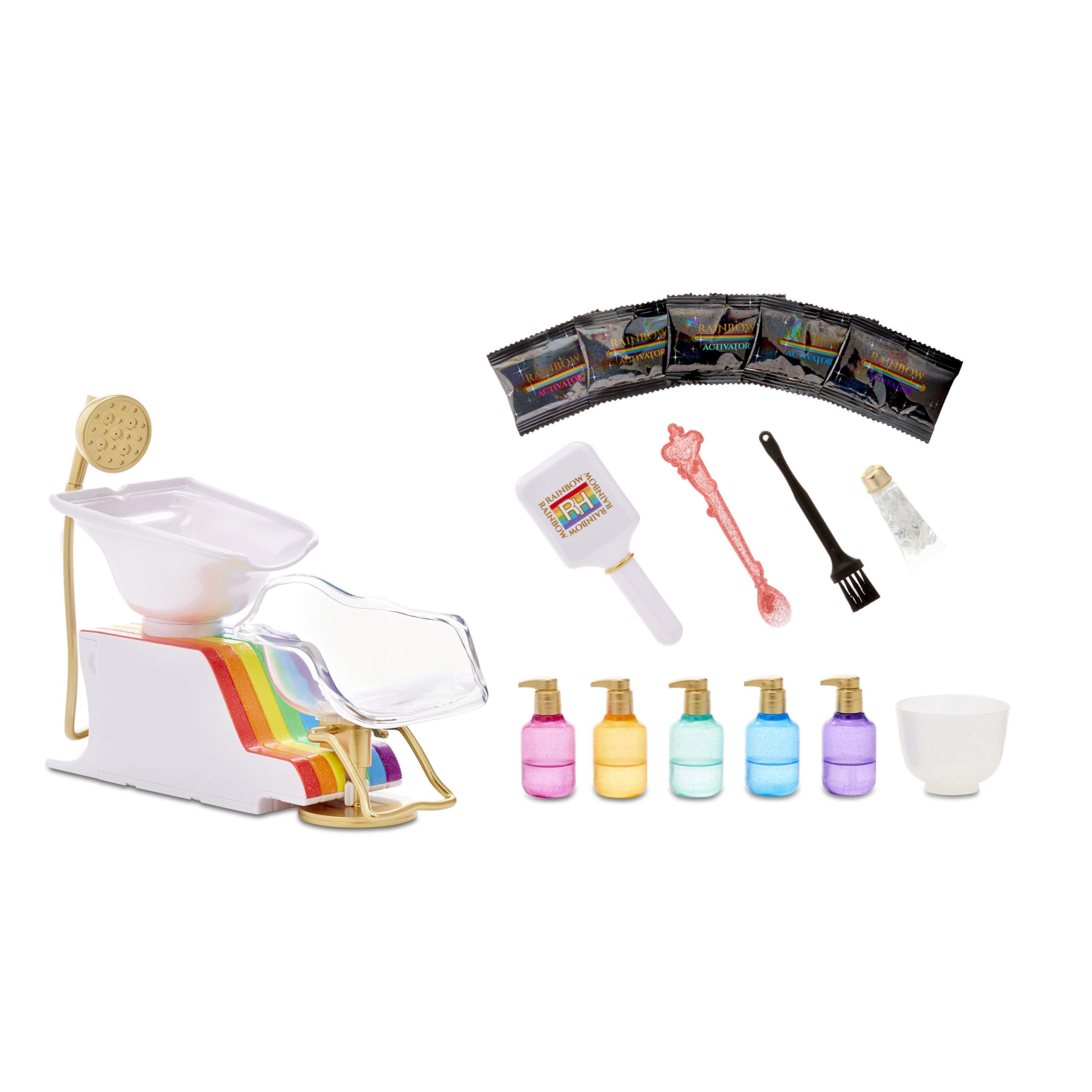 Rainbow High 567448E7C Salon Playset, Hairdresser Salon with Salon Chair with Water Function and Over 20 More Surprises