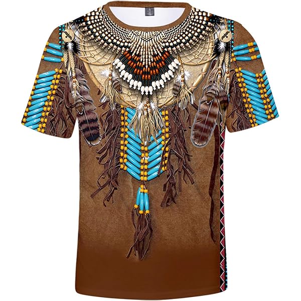 Messico 3D stampato t-shirt da uomo Aztec Cool squisito modello