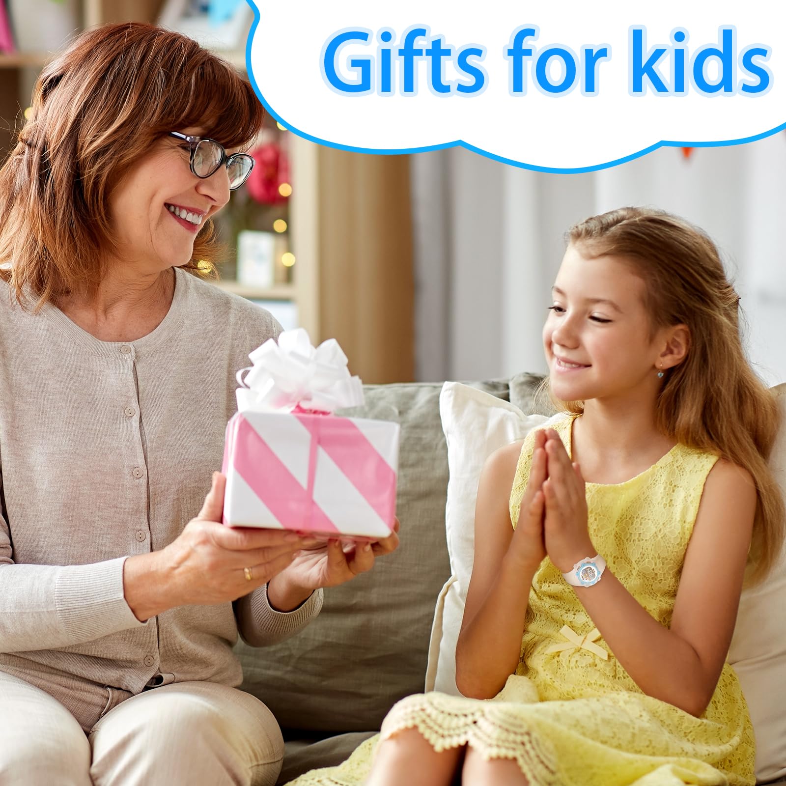 Edillas Kids Watch Digital for Girls Boys, Children Waterproof Watches Multi-Functional with LED Backlight Alarm/Stopwatch for Student Ages 4-13