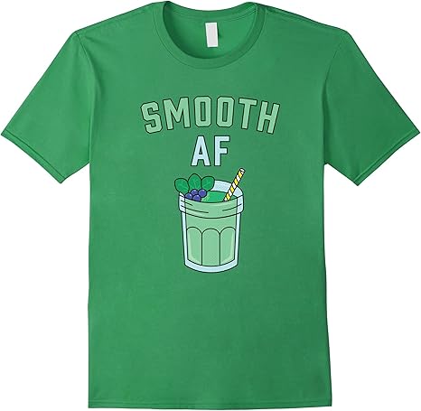 Amazon.com: Smoothie TShirt : Smooth AF Shirt Funny T-Shirt for Vegans: Clothing