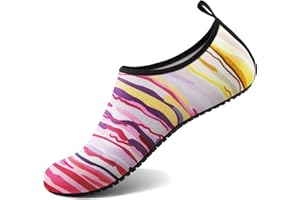 Homitem Water Shoes for Women Men Aqua Socks Swim Beach Pool River Slip-On Barefoot Quick-Dry Vacation Cruise Essentials Accessories for Yoga Kayak Sports