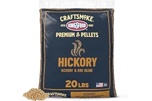 Kingsford Craftsmoke Premium Pellets, BBQ Pellets for Grilling, Hickory, 20 Pounds