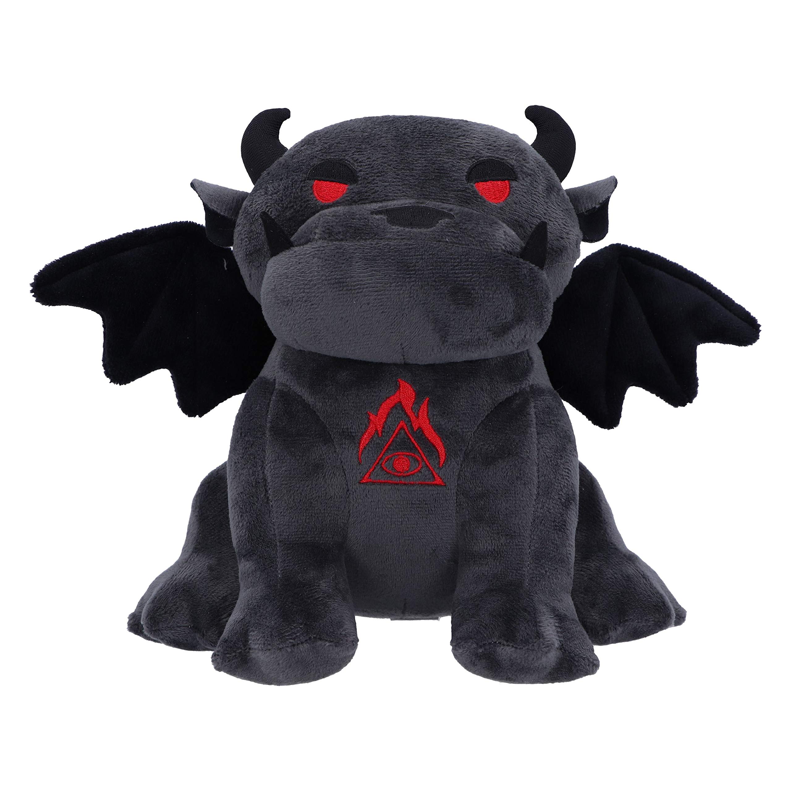 Nemesis Now Fluffy Fiends Gargoyle Cuddly Plush Toy 20cm, Black