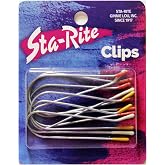 Sta-Rite Hot Roller Clips For Electric Rollers Assorted Sizes (8 count) | Reusable Mixed Roller Clips Provides Secure Hold Lasting Curls Any Hair