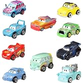 Mattel Disney and Pixar Cars Mini Racers 10-Pack | Collectible Set with 10 Fan-Favorite Character Vehicle Toys, Inspired by the Franchise​​ (Amazon Exclusive)