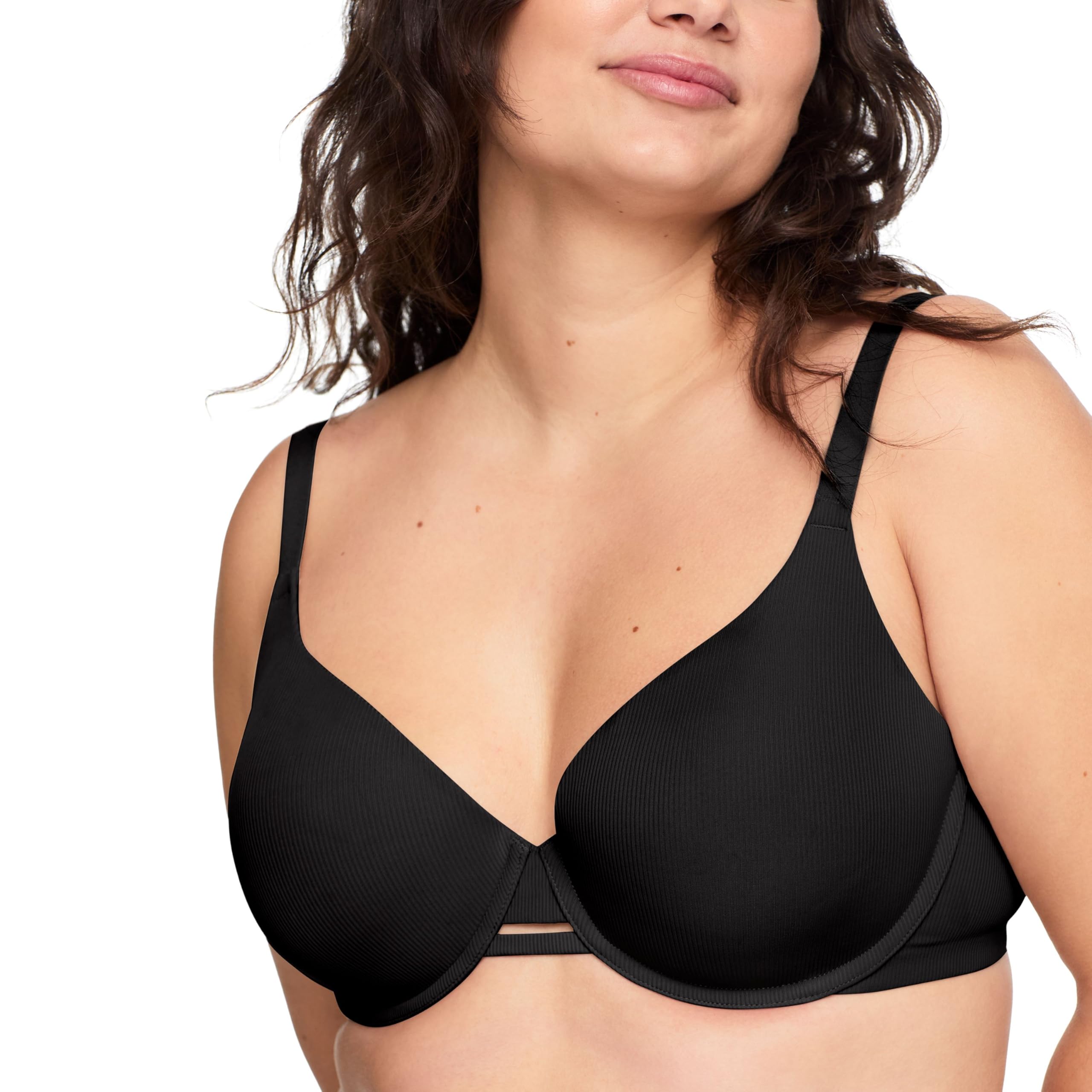 Warner’s Women’s Cloud 9 Underwire Lift Bra WRW253PU09, Black, 40DD